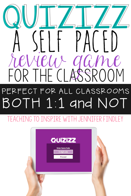 Quizizz {A Self Paced Online Review Game} - Teaching with Jennifer Findley
